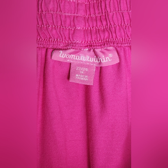 #C96 Woman Within Pink Plus Size Gathered Skirt - Picture 5 of 8